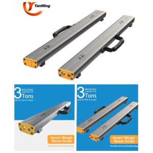 Electronic Portable Pallet Beam Scale with 3000kg Load Capacity 2hours Charging