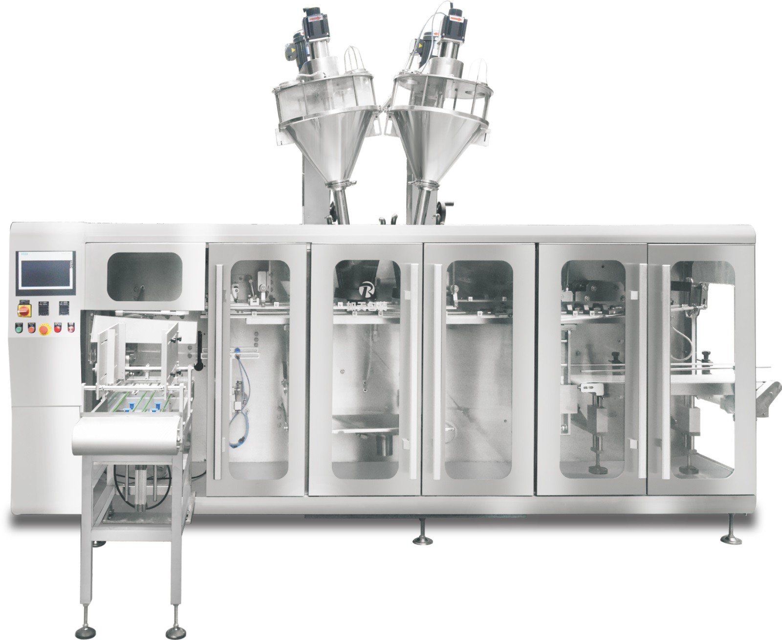 Zipper Stand Up Pouch Packing Machine Automatic food Packaging 2 sets Filling head