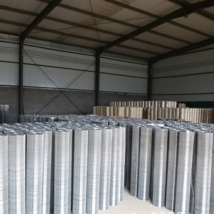 5x0.3m 6x6 Galvanized Square Wire Mesh Cement Mortar Iron Plain Weave