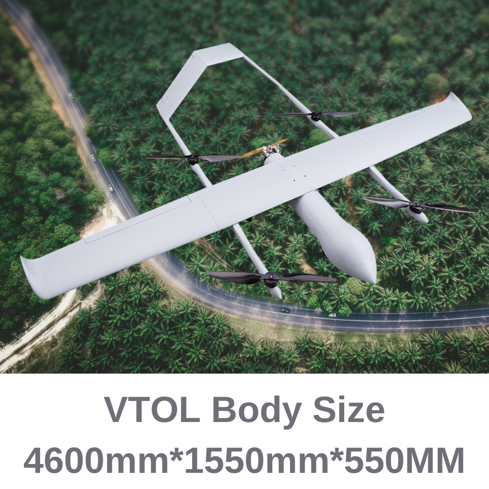VTOL 3D 4D Urban Modeling Surveying Aerial Mapping Drones Fully Automatic Driving Fixed Wing UAV Camera HX4HFW460