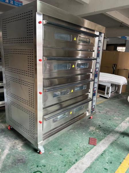16 Tray Gas Deck Oven For Bakery Bread Egg Tart French Cooking Equipment 494kg 0