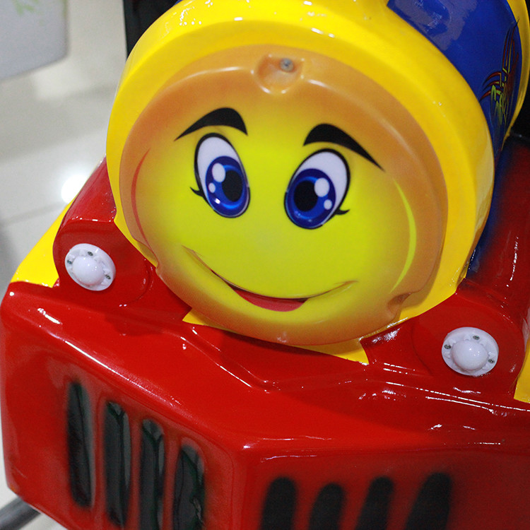 220V Coin Operated Ride On Electric Train With Track Simulator