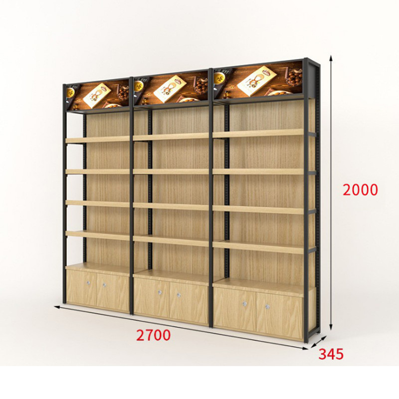 Flexible 80-120Kg/ Layer Gondola Display Rack Sturdy Supermarket Shelving Systems
