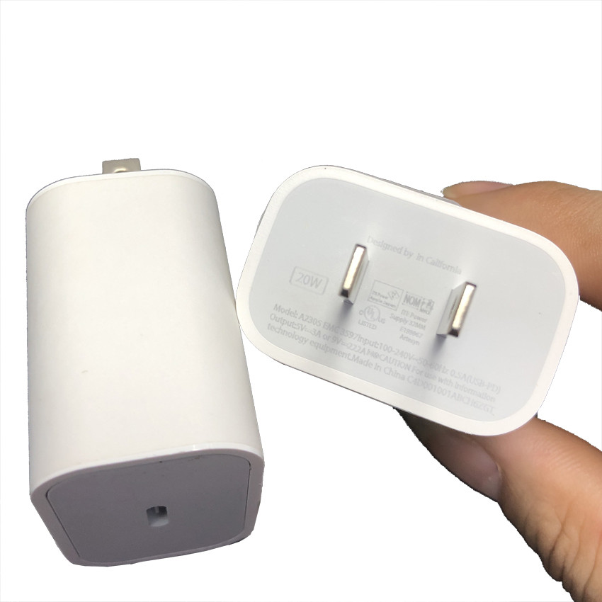 100 - 240V PD 20 Watt Usb C Charger Type C Adapter US plug