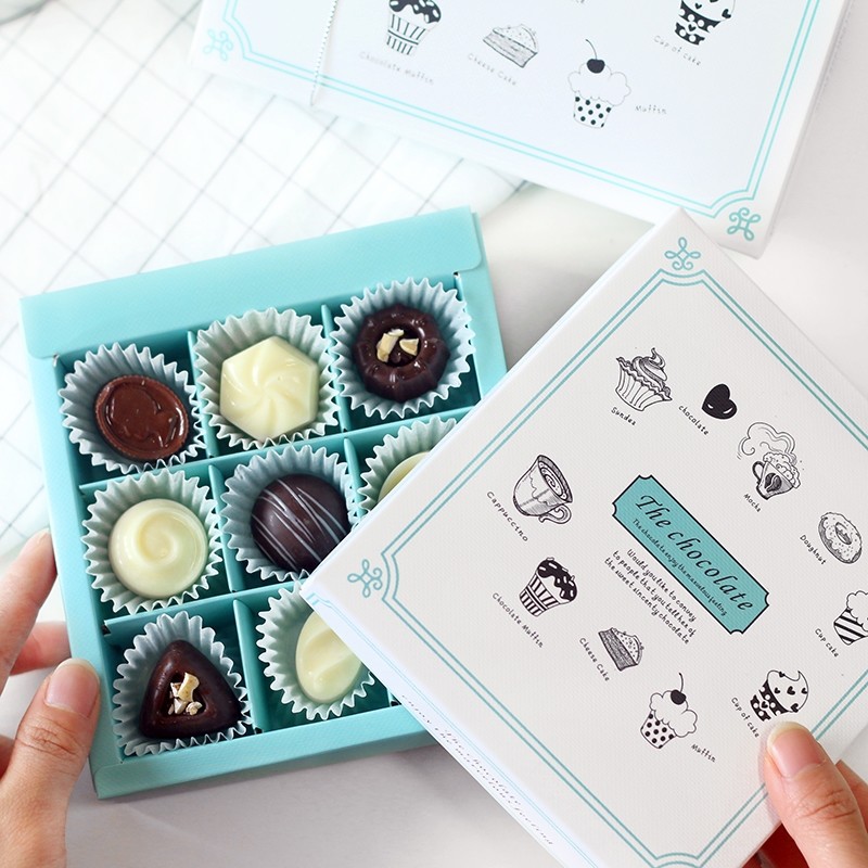 Cake Candy Chocolate Coffee Cardboard Packaging Gift Boxes Manufacturer Eco Friendly Food Packaging Folders Box