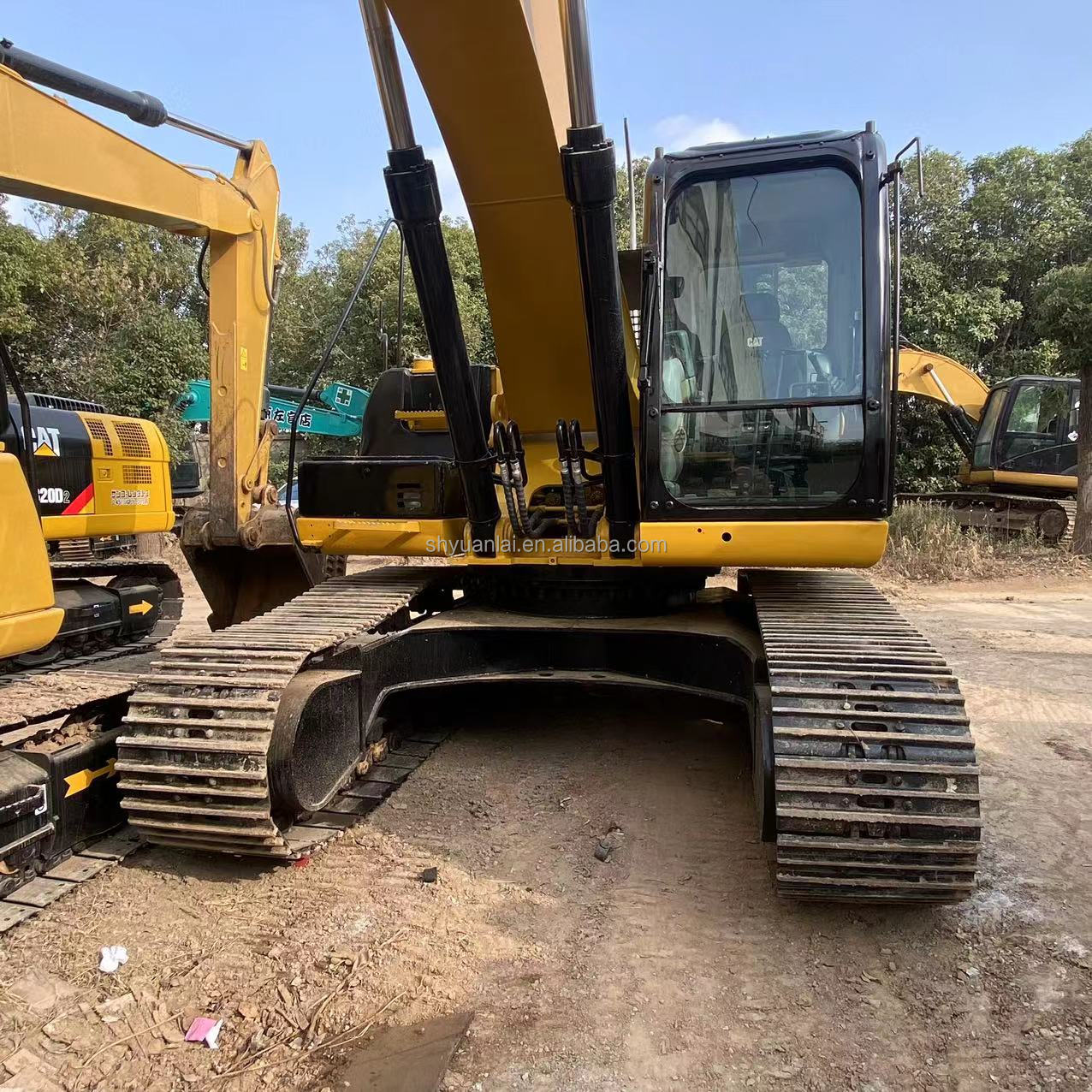 20 ton Caterpillar 320D 329 330d hydraulic tracked crawler excavator machine used cat 320dl excavators