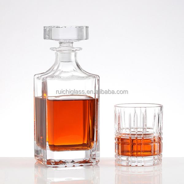 500ml 750ml Clear Empty Gin Rum Tequila Vodka Glass Bottles for Beverage