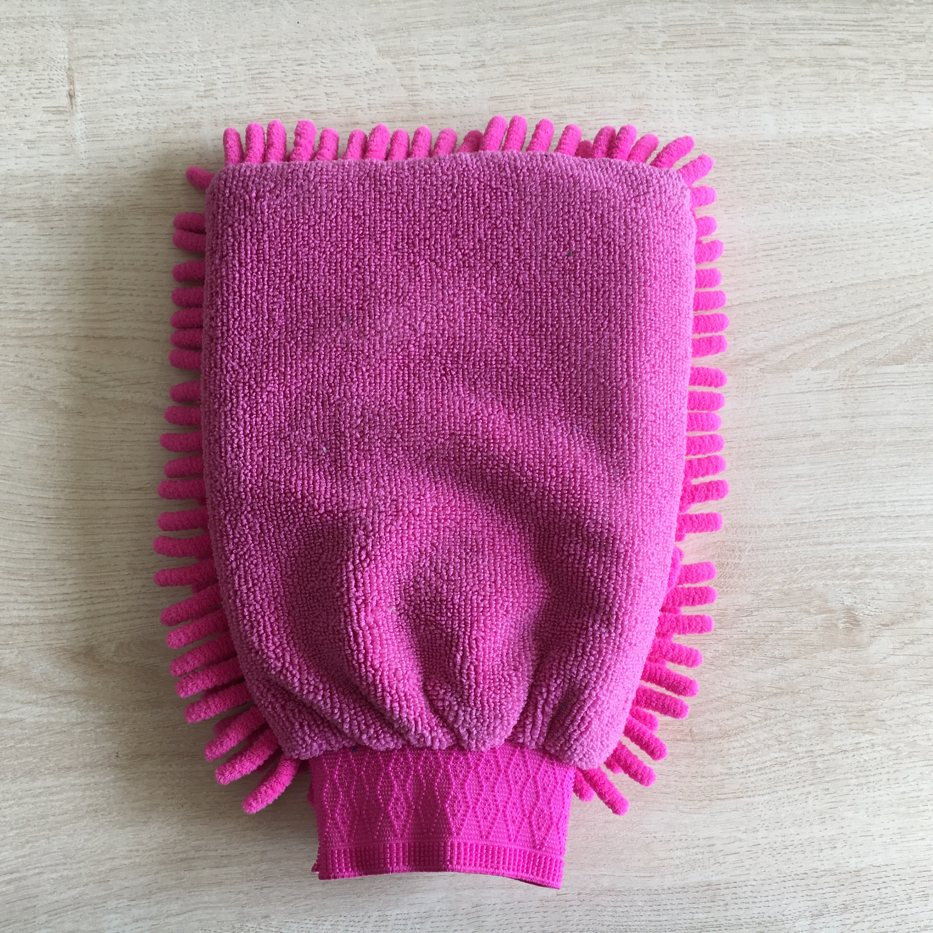 House keeping washing absorb mitt 100% polyester microfiber mitt gloves