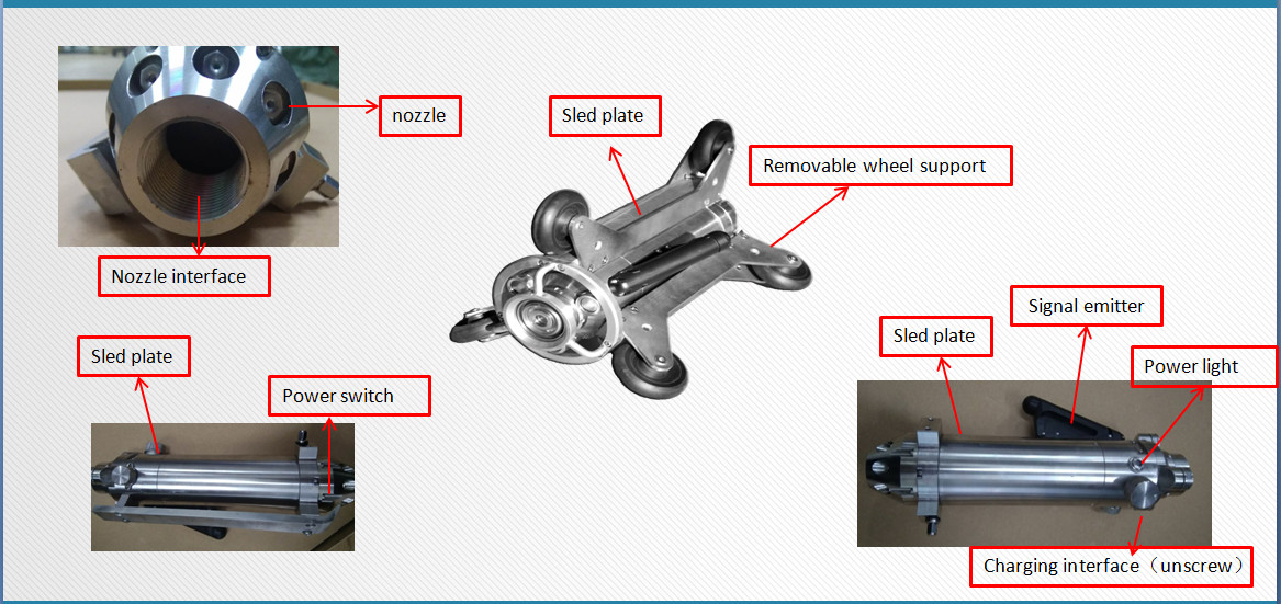 Diameter 150-600mm Drain Cleaning Camera For Residential Application