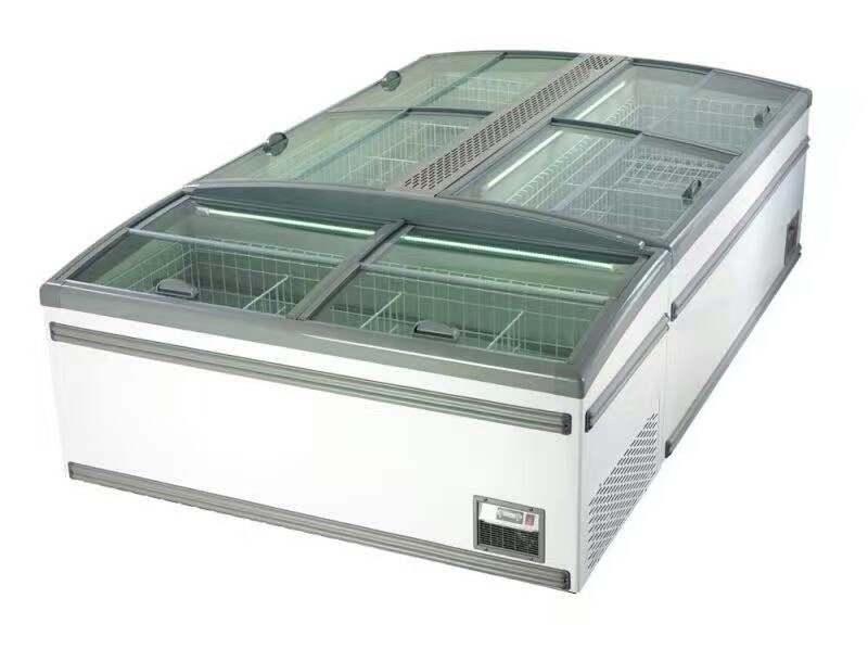 2.5 Meter Length Commercial Display Freezer Ice Cream Showcase