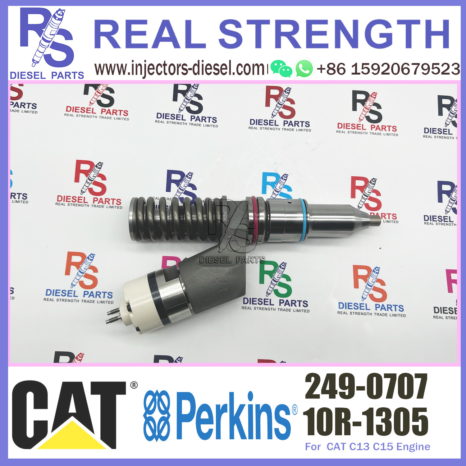 Engine C11 C13 Perkins Diesel Injector 10R-2977 249-0705 249-0707 250-1309 253-0608