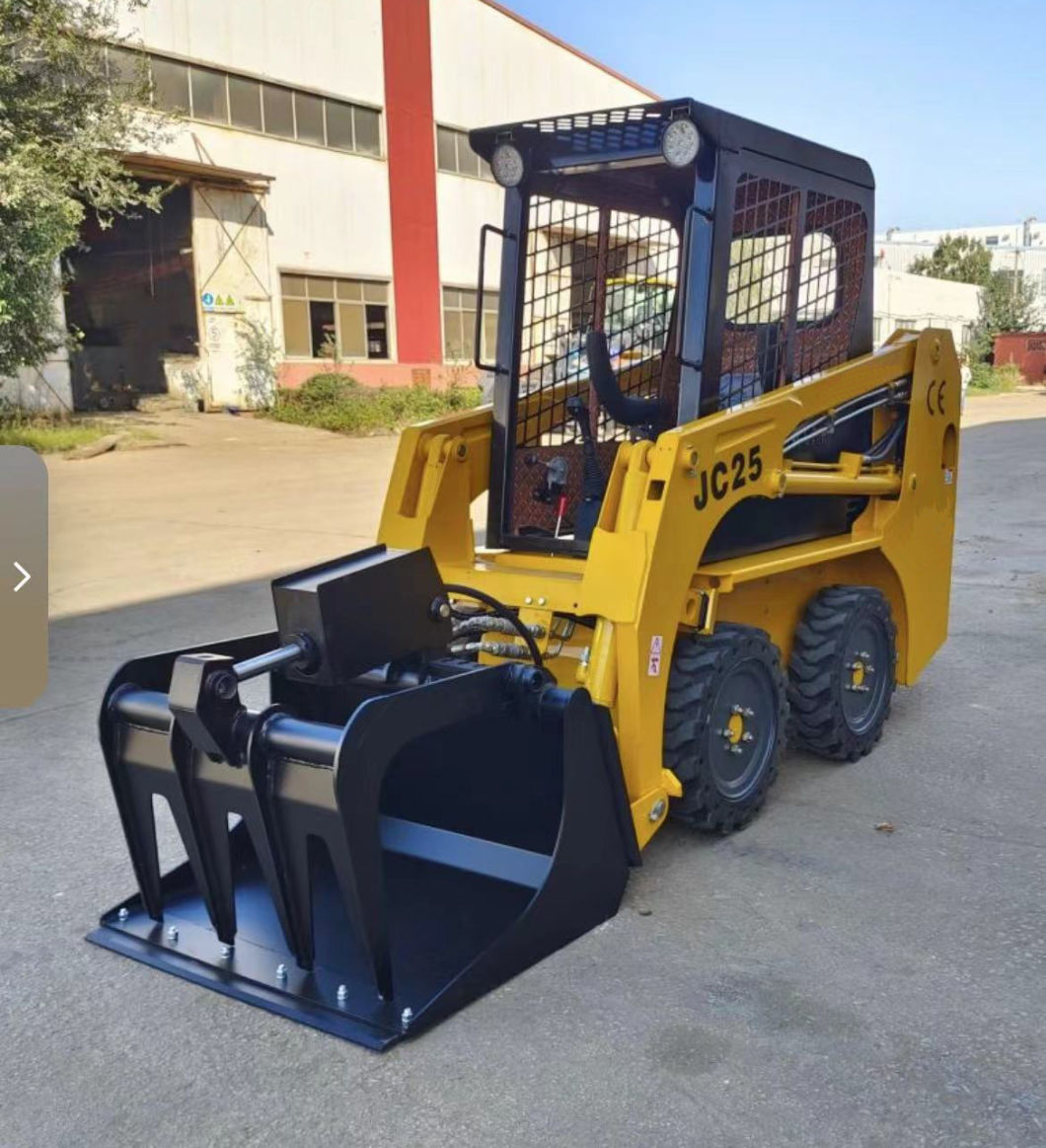 Euro 5 CE EPA Compact Wheel Skid Steer Loader 500kg 800kg 1050kg Small Mini Skidsteer Track Loader Cargadora