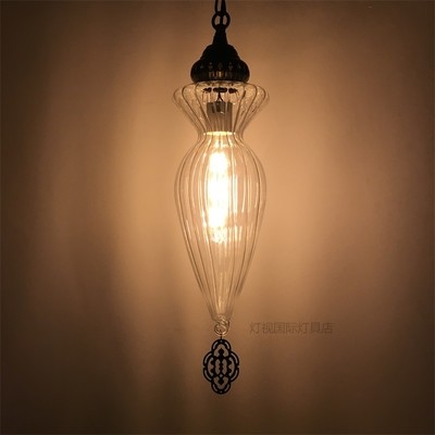 Turkey retro living room bedroom restaurant coffee shop hotel rustic pendant lamp(WH-DC-27)