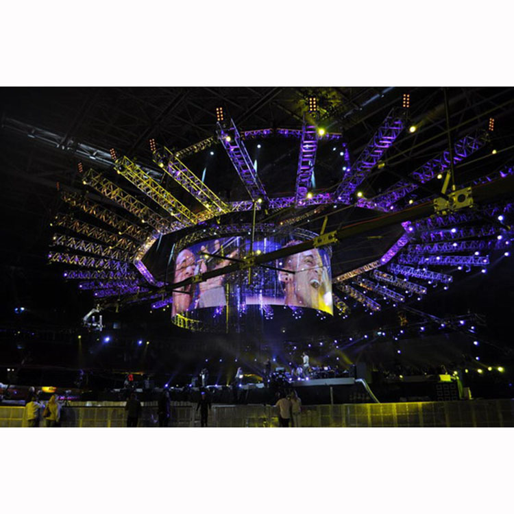 Aluminum 6082-T6 L Roof Truss System Mobile Stage and Canopy for Stage Rental