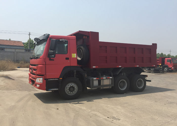 High Capacity Coal Mining Dump Trucks Euro II 25000 Kg Electrical Control Glass Mirror