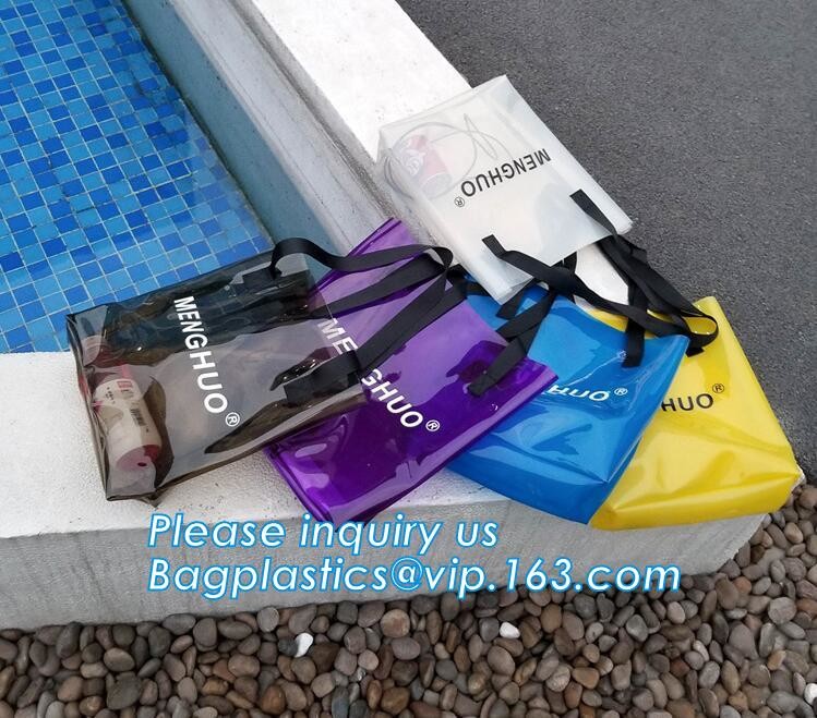 Zipper closure Stadium Bag Transparent Tote Bag Large Beach Bag And Totes With Zipper Carry Shopping Bag For Women