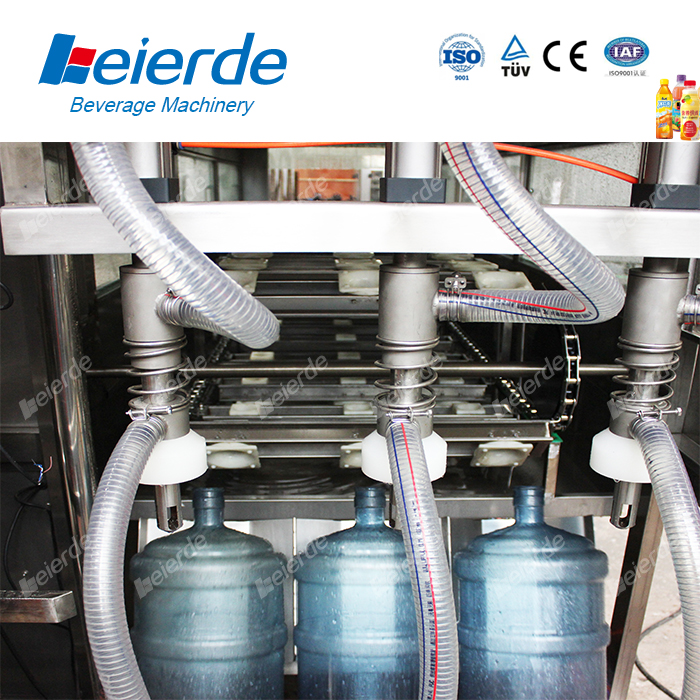 Industrial 5 Gallon Bottling Line 19 Liters Mechanical Driven Type