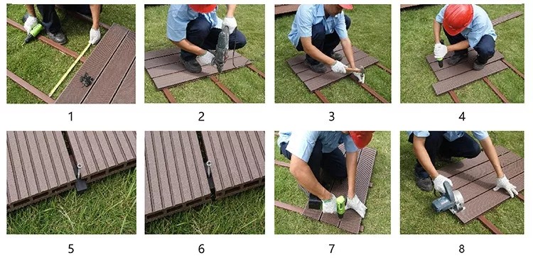 Wood Plastic Composite Wood Exterior Wall Panel WPC Wall Cladding PE Co Extrusion