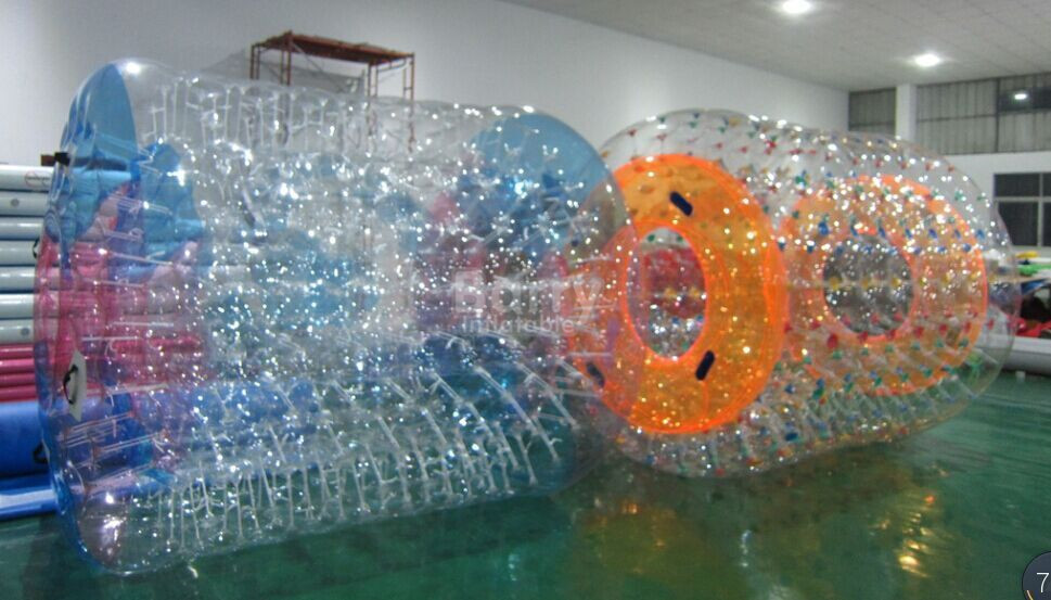 Lake Inflatable Roller Ball / 0.9mm PVC Tarpaulin Inflatable Walking Water Ball