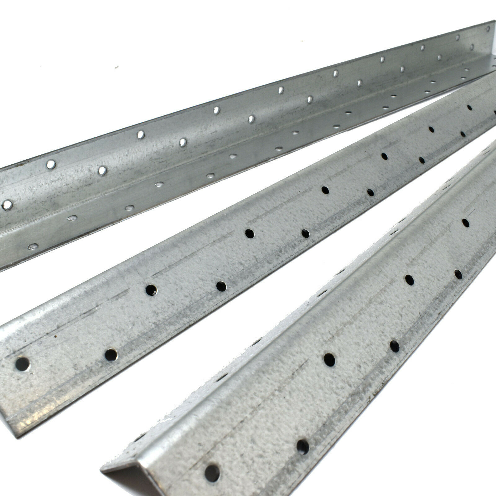 Smooth Finish Galvanised Angle Brace Used To Brace Timber Framed Walls In Residential Construction