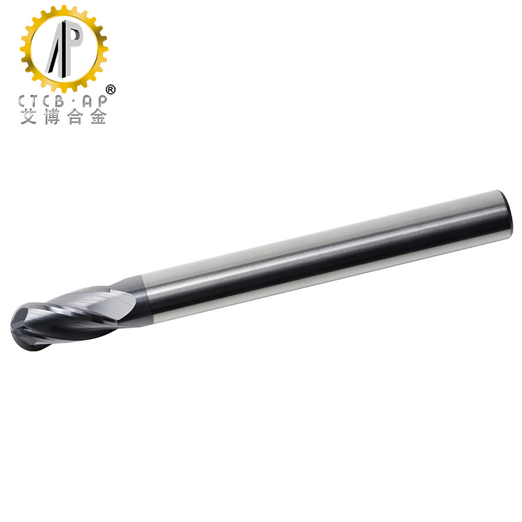 2 4 Flute R5 Tungsten Carbide End Mill With TiALN Coating