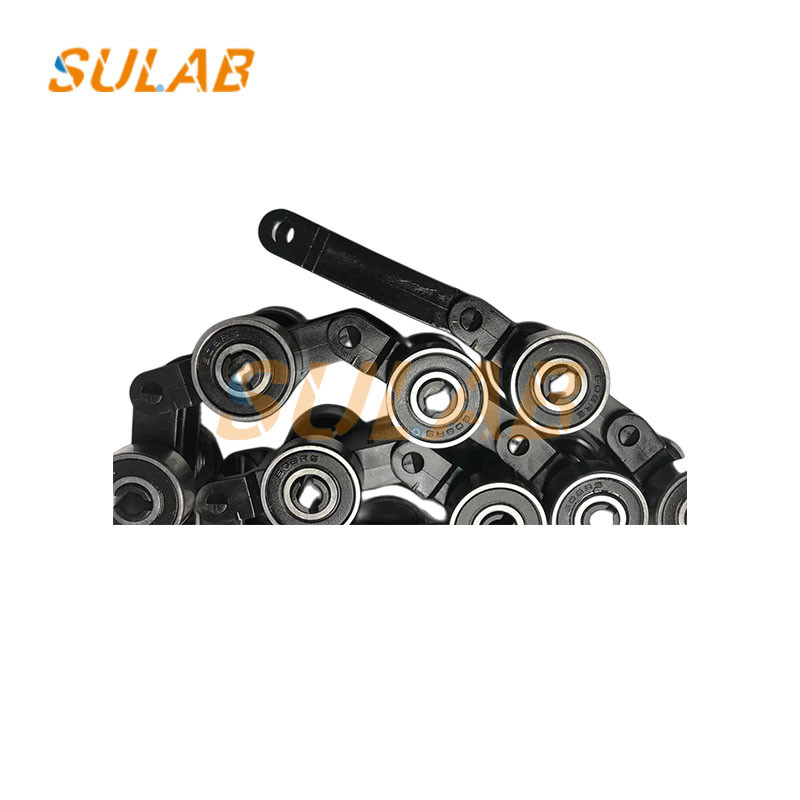 Kone Escalator Black Rotary Chain 17 22 24 27 Links With Bearings