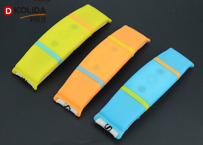 USB Rechargable Silicon Dog LED Light Flashing Dog LED Attacher for Pet