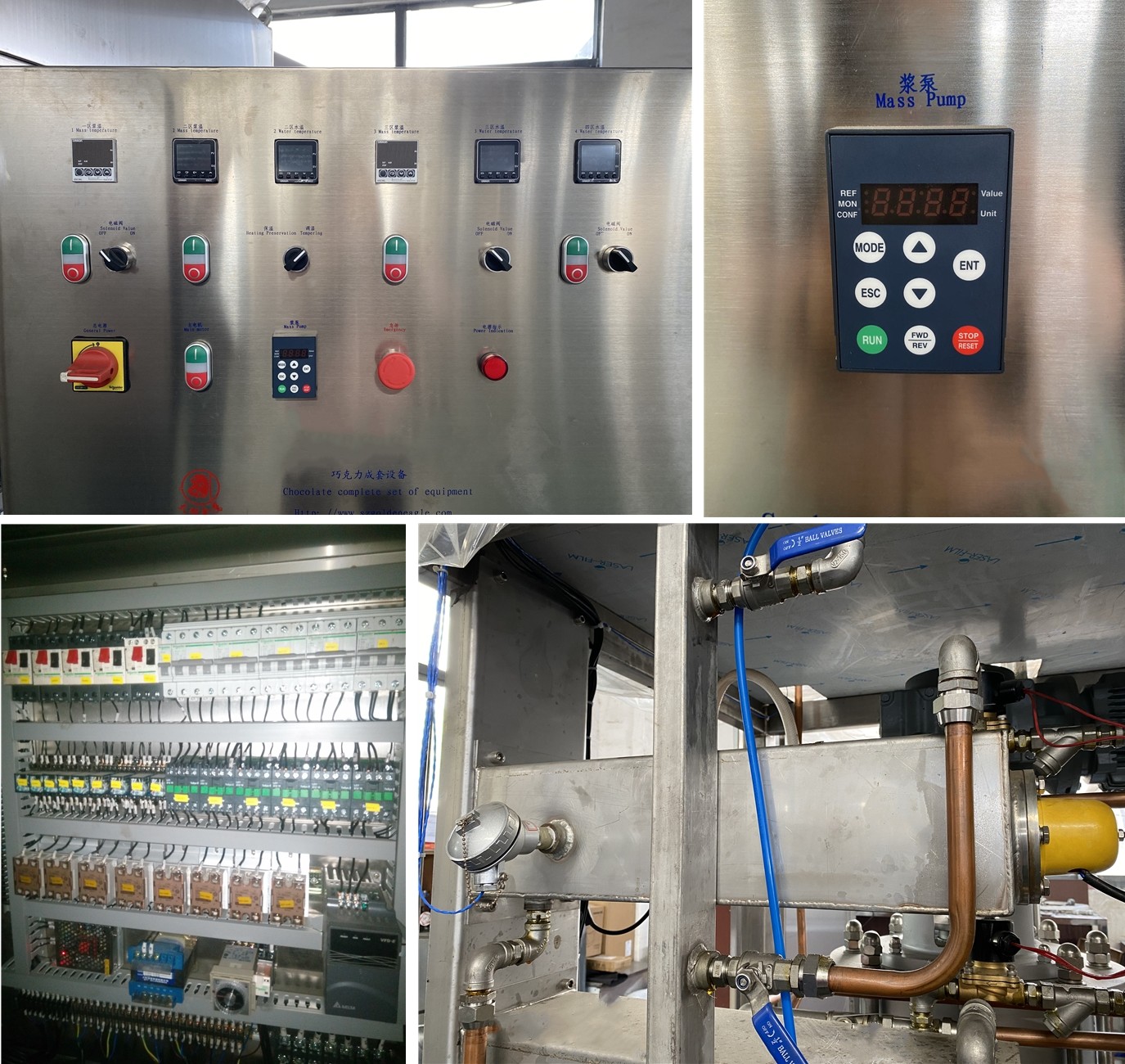 Chocolate Bar 304SS 24kg Chocolate Making Machine