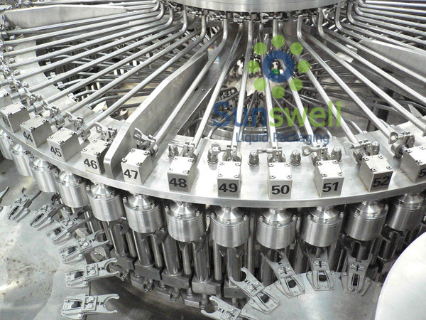 3 In 1 Grapefruit Hot Filling Machine Stainless Steel Gravity Filling