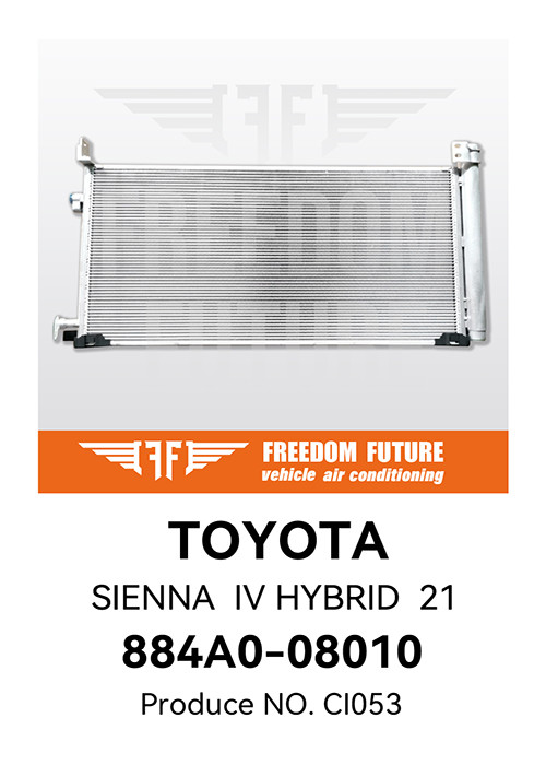 Highlander Sienna AC Condenser 884A0-08010 Air Conditioner Compressor Condenser Evaporator