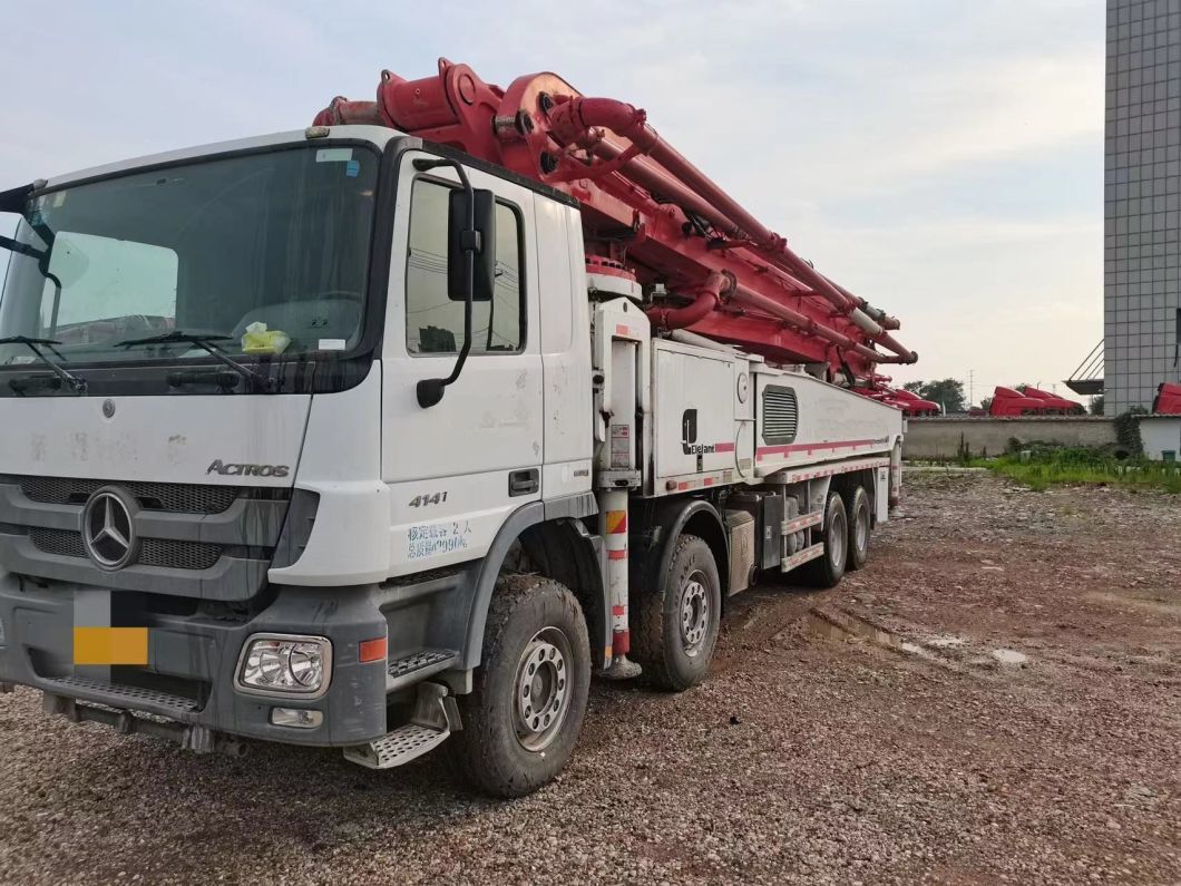 2012 Putzmeister Concrete Boom Pump 56m Truck Mounted Pump Mercedes Benz Machine Equipment