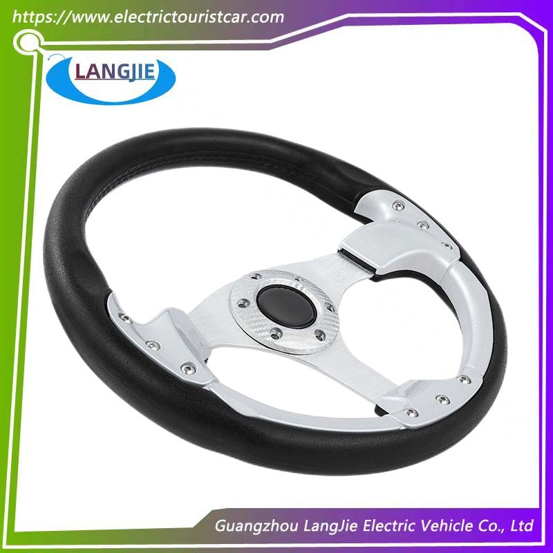EZGO Golf Car Accessories G29 Modified Black Circular Steering Wheel
