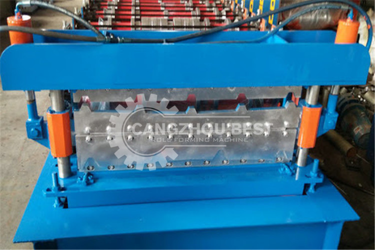 Aluminum Zinc Plating PLC 5000kgs Roofing Sheet Roll Forming Machine