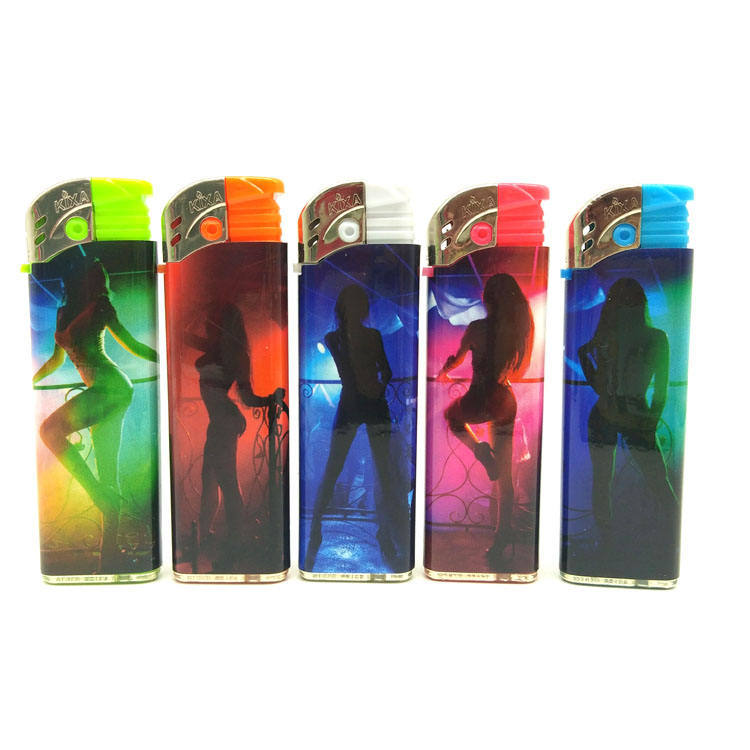 New Style Electronic Lighters with Sports Stars