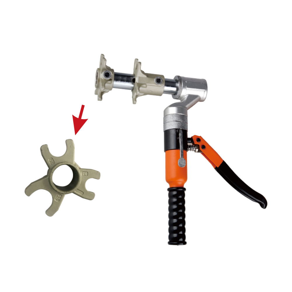 Hydraulic Water Pipe Fitting Tools , Manual Plumbing Press Tool With Bending Handle
