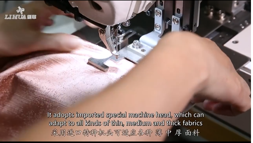 Manufacturing Plant Medium-sized Automatic Pleating Sewing Machine for Home Textiles