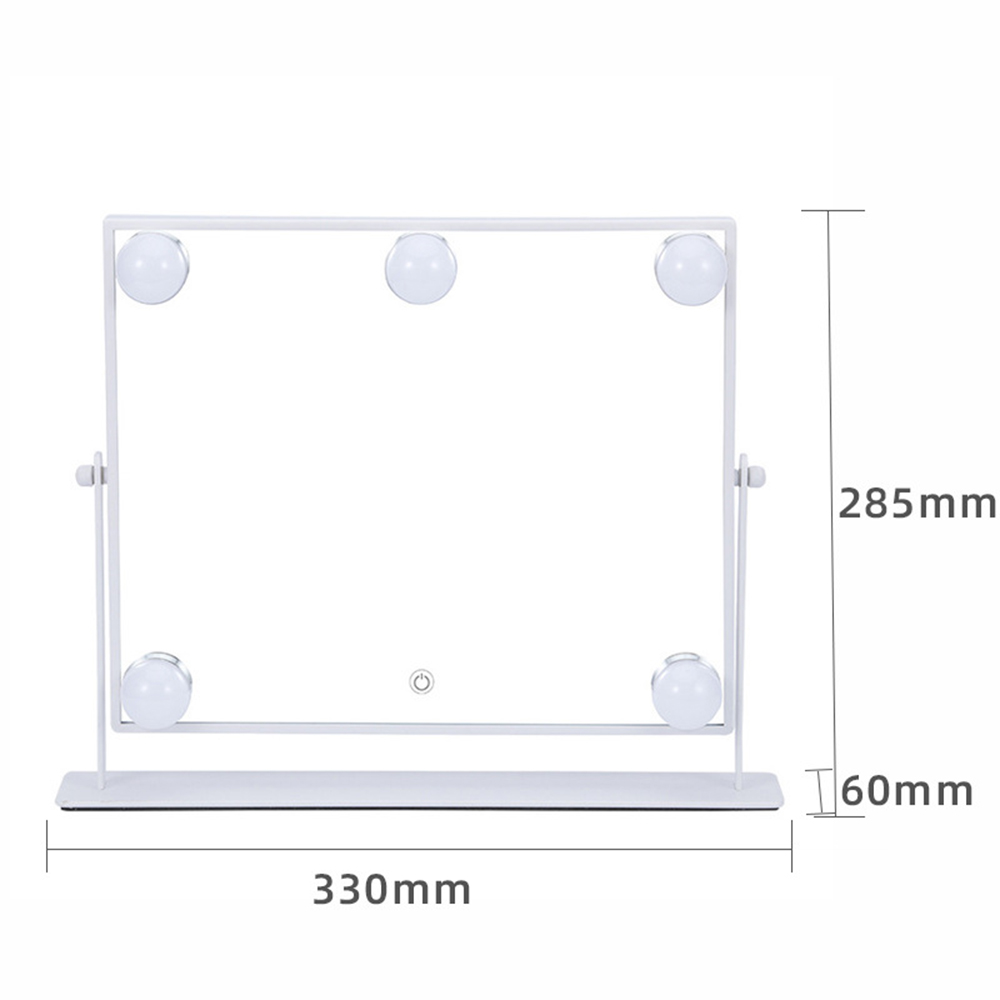 Portable Hollywood Makeup Vanity Light LED Cosmetic Mirror for Fashionable Home Decor