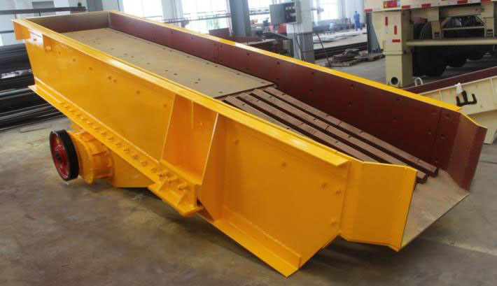 80-560 T/H Electromagnetic Vibratory Feeder / Vibrating Grizzly Screen Machine
