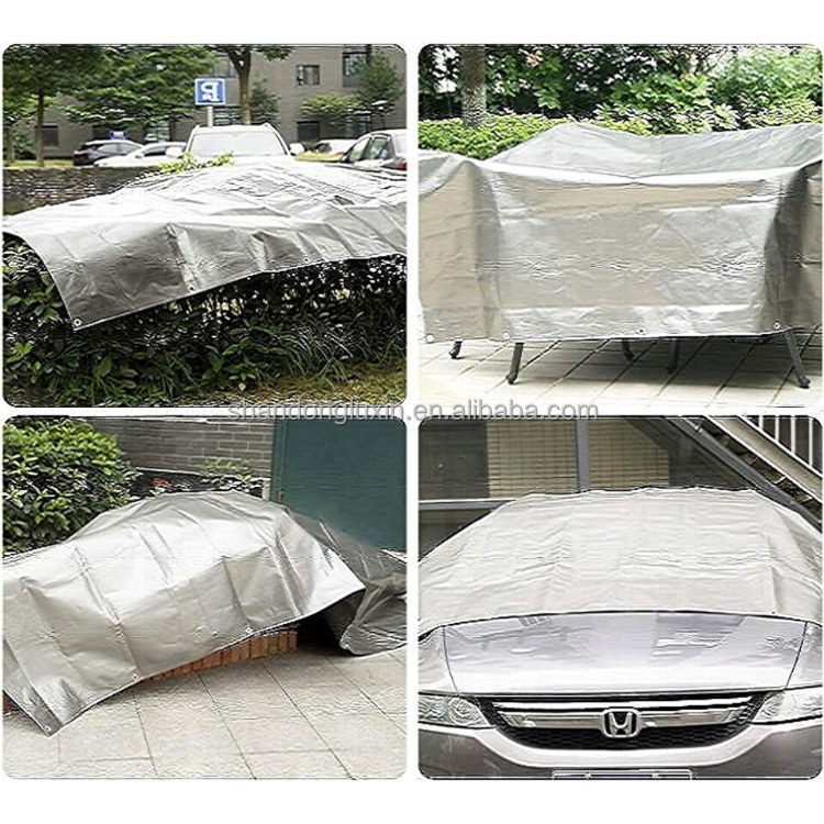 Outdoor Industrial PE Tarpaulin Lightweight and Waterproof for Moisture Protection