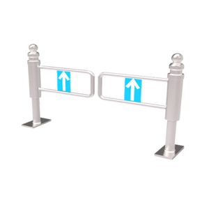 Self - Recovery Manual Swing Pedestrian Turnstile Gate