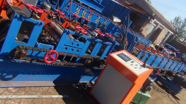 Chain Drive Z Purlin Making Machine , Purlin Rolling Machine With 20 Roller Stations