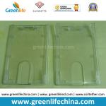 Double Cards Type Plastic Transparent Clear ID Business Card Badge Holders Ready