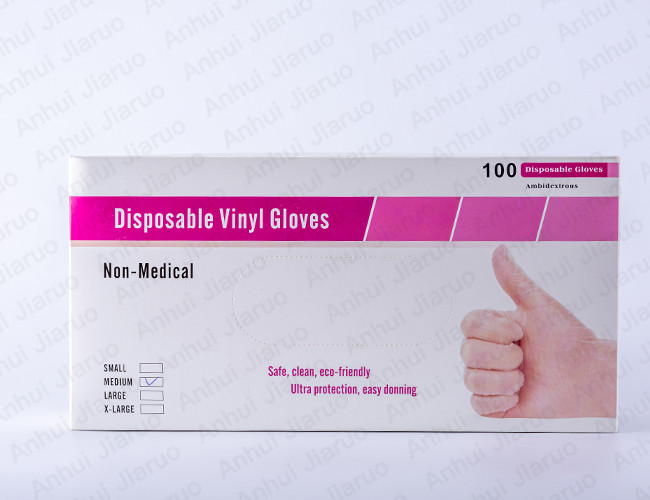 Ambidextrous Non Medical Disposable Vinyl Gloves With Powdered Free S M L XL