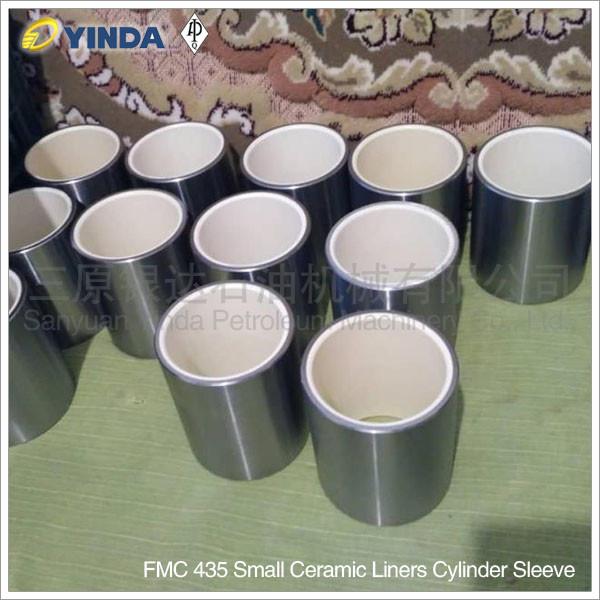 FMC Bean Pump Mud Pump Parts Small Alumina Ceramic Liners FMC 435 FMC 1324