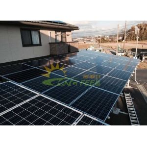 China Pre Assembled Solar Panel Mounting Rack , Anodized Solar Panel Roof Mounting Kit on sale