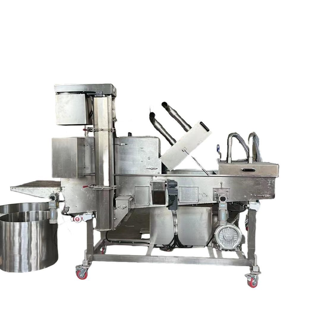 Seafood Flouring Machine Chicken Popcorn Coating Machine Burger Batter Breading Preduster Machine
