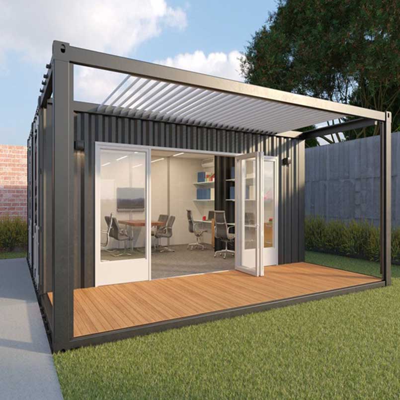 Zontop Customized Design 1 Storey Two Bedroom Quick Built Durable Steel Structure Prefab House