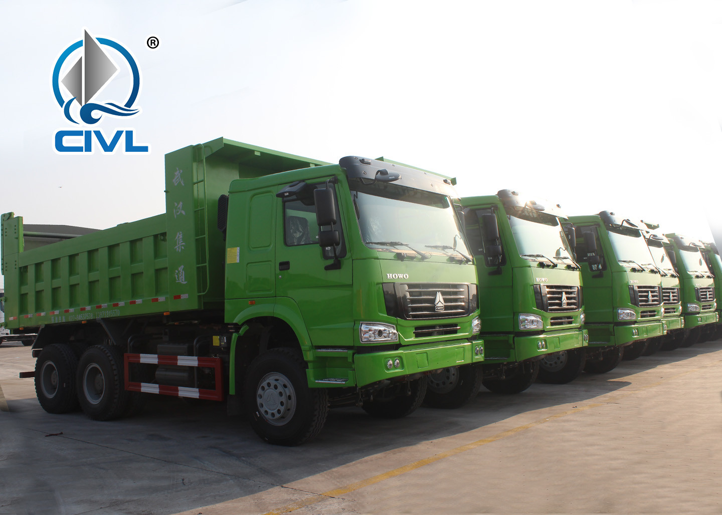 Sinotruk HOWO 10 Wheeler Heavy Duty 6x4 Dump Truck 30T 1 Year Warranty