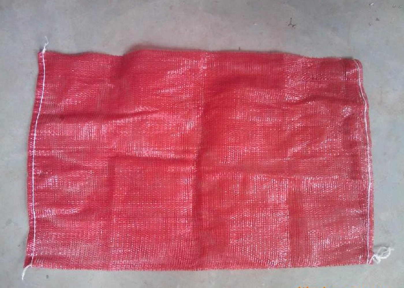 PE Polyethylene Woven Net Bags For Produce Multi Colored