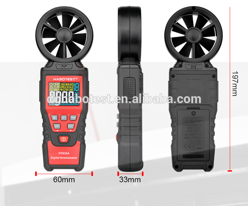 HT625A Handheld Digital Anemometer